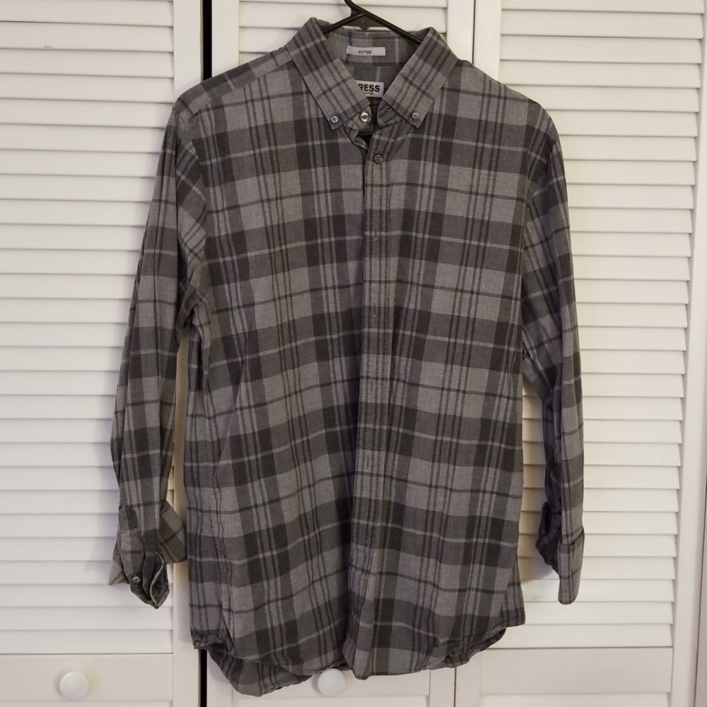 Mens Button Down Shirt Fitted